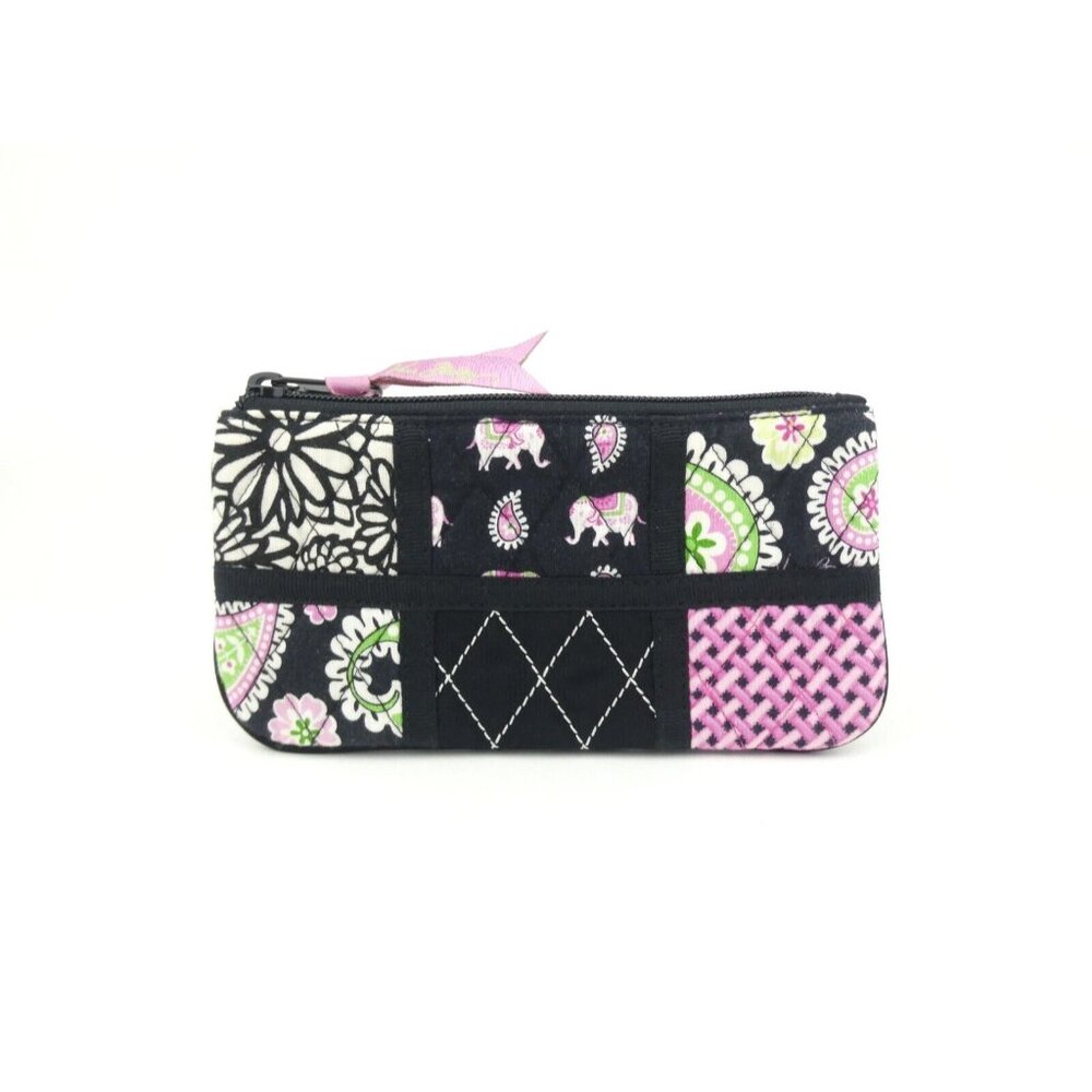 Vera Bradley Pink Elephants Brush & Pencil Case